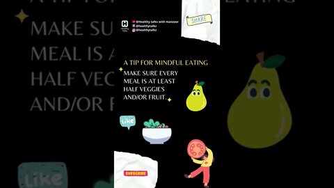 A Tip For Mindful Eating #shorts #shortsvideo #viral #video