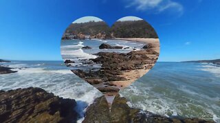 Where did the sand GO! Quarry Beach Mallacoota 10 April 2022