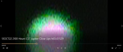 13OCT22 2100 Hours CST Jupiter Close Ups M2U01529