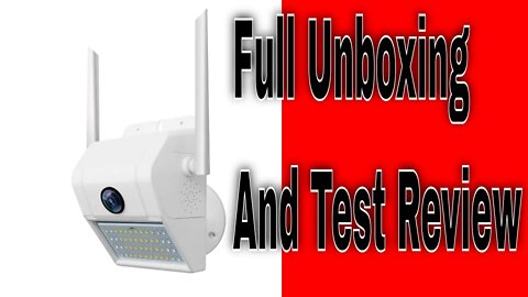 Outdoor Home Security Camera - 1080P 2.4G WiFi Night Vision Camera with LED Motion Sensor