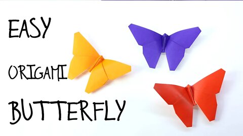How to make a very easy origami butterfly - Akira Yoshizawa [TBT]
