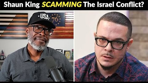 SHAUN KING ALLEGEDLY TRIED TO SCAM USING THE ISRAEL CONFLICT!