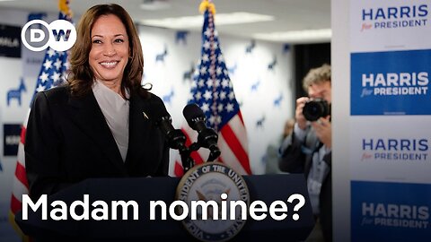 Poll says Harris has enough delegates to be Democratic nominee | DW News