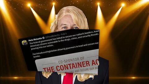 Cheap Tricks Ricketts Container Act - Yo Nebraska Member of Congress Jokes