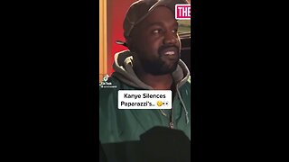 Kanye silences the paparazzi…