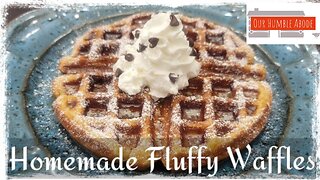 Homemade Fluffy Waffles