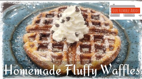 Homemade Fluffy Waffles
