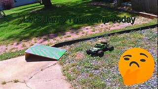 RC Buggy Trying To Jump Ramps