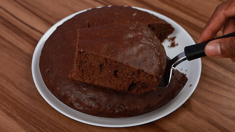 Chocolate Cake in the Frying Pan! Very Easy, Fluffy and Delicious