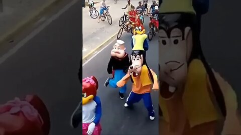 DANÇARINOS SUPER NINJAS DA CARRETA DA ALEGRIA FURACÃO, DANÇANDO FOFÃO, O MÁSKARA, BEN10 E PATATI