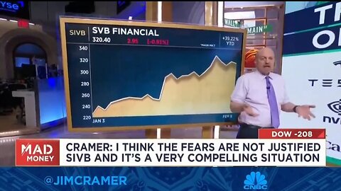 Jim Cramer Says Buy Silicon Valley Bank Stock: FLASHBACK 1 Month Ago