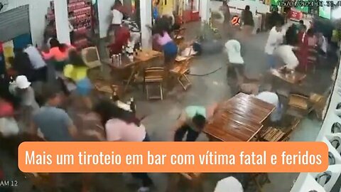 Mais um tiroteio em bar deixa morto e feridos