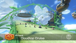 Mario Kart 8 Deluxe - 50cc (Hard CPU) - Cloudtop Cruise