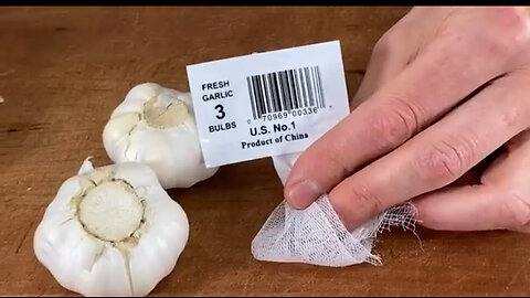 You're Buying Garlic That Is Bleached, Grown In Sewer Water, And From CHINA!