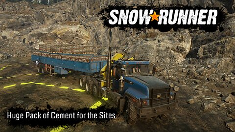Huge Pack of Cement for the Sites - SnowRunner