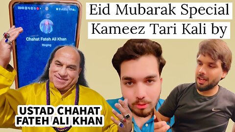 World Best Singer 😜 CHAHAT FATEH ALI KHAN Eid Mubarak Special Kameez Tari Kali