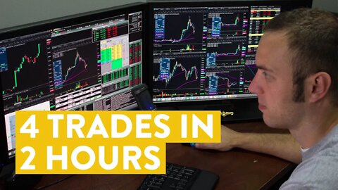 [LIVE] Day Trading | 4 Trades in 2 Hours