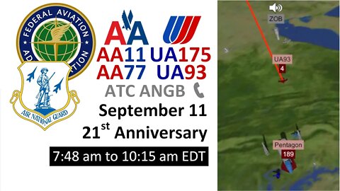 Real Time: September 11 2001 | ATC/Rutgers Audio for AA11, UA175, AA77 & UA93 (7:48am - 10:15am EDT)