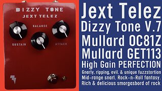 😱BEST VELCRO FUZZ 🏆 Jext Telez ⚡ RED Dizzy Tone V7 🎸 Mullard OC81Z & GET113 🎶 V5 OC44 Triple Black 🎵