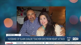 Husband of teacher killed in Texas school shooting dies from heart attack