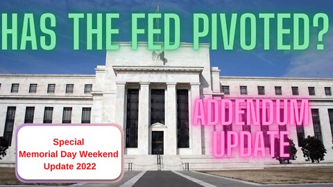 The Fixation with the Fed: ADDENDUM UPDATE!