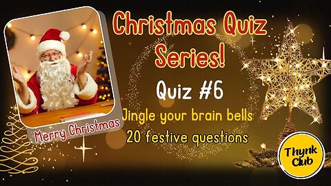 Christmas Quiz #6 - Christmas Quiz Series - General Knowledge Trivia Quiz Game Show #entertainment