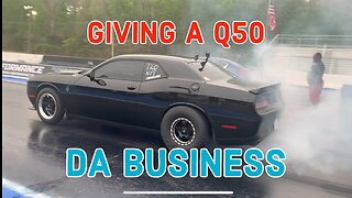 Giving a built Q50 the business