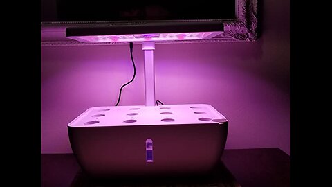 moistenland Hydroponics Growing System, Indoor Herb Garden Starter Kit with Grow LED Lights, Sm...