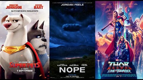 DC League of Super-Pets, Nope, Thor: Love and Thunder = Box Office Movie Mashup