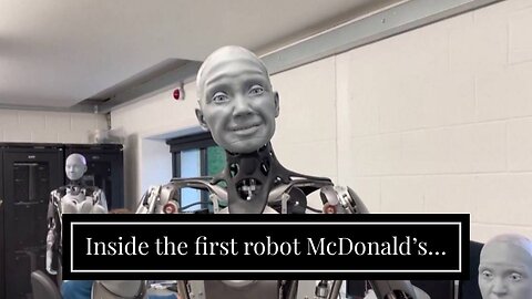 Inside the first robot McDonald’s…