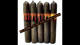 My cigar review of The Law from Protocol Cigars