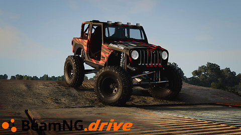 BeamNG.drive | Jeep Wrangler Rubicon Crawler | Industrial Site