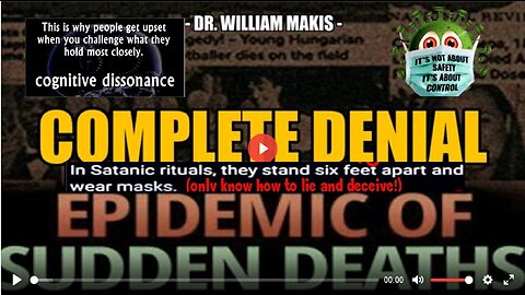 COMPLETE DENIAL -- Dr. William Makis (Related links and info in description)