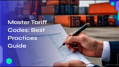 Mastering Tariff Code Selection: Best Practices for Accurate Customs Compliance