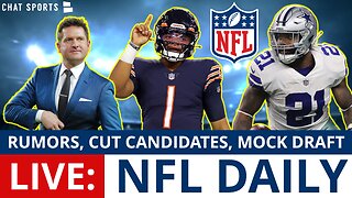 NFL Daily LIVE: NFL Rumors, News, Todd McShay Mock Draft & Cut Candidates