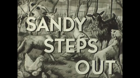 1949, SANDY STEPS OUT, starring Sandy the Dog, Sterling Films