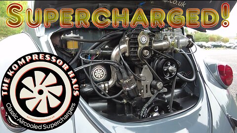 VW Bug AMR 500 Super Charger Kit from Kompressor Haus, Volkswagen Beetle Bus. Bolt On Performance!