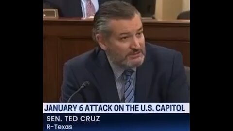 Ted Cruz just called January 6th a “terrorist attack” while talking to the J6th committee