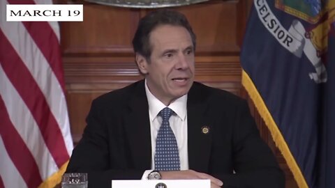 3/19/2020 Andrew Cuomo says New York is NOT going to be LOCKED DOWN