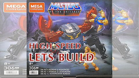 High Speed Version Idiot Builds Mega Construx - MOTU - Hordak & Monstroid - Complete