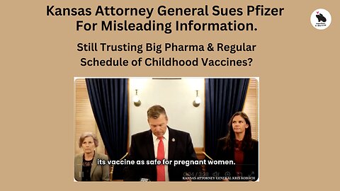 Kansas Attorney General Sues Pfizer