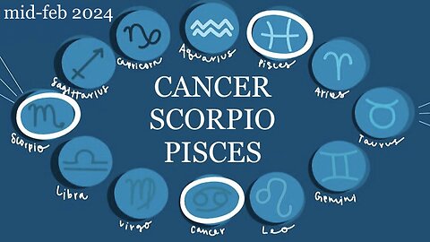 WATER SIGNS 💧 Cancer / Scorpio / Pisces 🃏🎴🀄️ Mid-February 2024 — WHOA‼️ Mind Blowing Read...