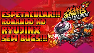 RODANDO DE FORMA ESPETACULAR NO RYUJINX!!! MARIO STRIKERS BATTLE LEAGUE!!!