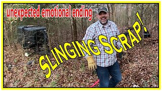 Split Wood Acres Homestead - Slinging Scrap Episode with emotional ending