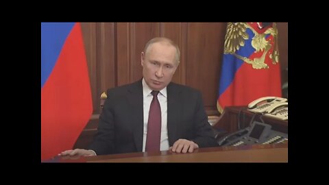 Putin's speech on 24 February, 2022