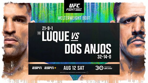 UFC Vegas 78: Luque vs dos Anjos - August 12 | Fight Promo