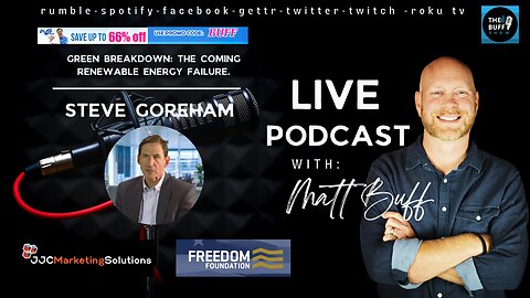 Steve Goreham - Matt Buff Show - The Green Breakdown