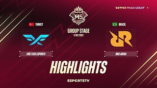 Fire Flux Esports vs RRQ Akira HIGHLIGHTS M5 World Championship Group Stage | FF vs RRQ