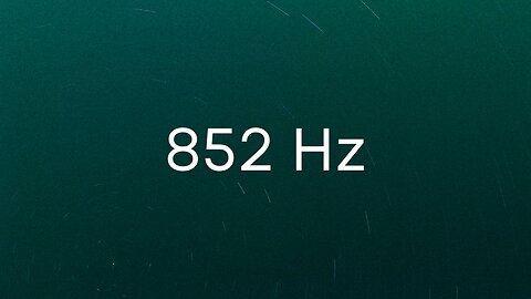 852hz | 3h | Boost your Confidence & Increase Positive Energy | Solfeggio Frequency | Black Screen