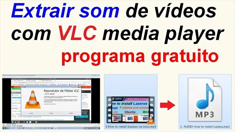 Como extrair som de vídeos com (VideoLan) VLC media player